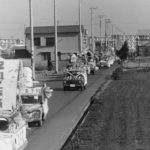 市制施行祝賀パレード　1967(昭和42)年１月23日（写真：くにたち郷土文化館蔵）