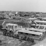 浄水場とその周辺　昭和40年代（写真：くにたち郷土文化館蔵）