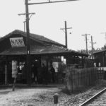南武線矢川駅　1962(昭和37)年頃（写真：くにたち郷土文化館蔵）